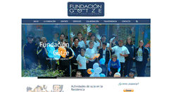 Desktop Screenshot of fundaciongotze.org