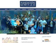 Tablet Screenshot of fundaciongotze.org